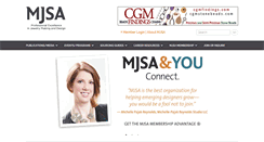 Desktop Screenshot of mjsa.org